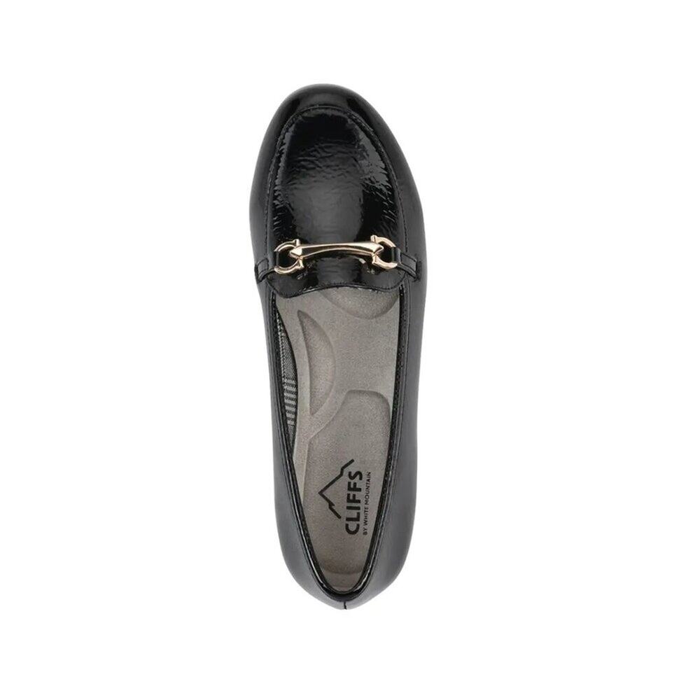 Cliffs by White Mountain Glowing Loafers Black Patent Size 7W